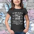 Man Myth Legend May 1932 90Th Birthday Gift 90 Years Old Gift Youth T-shirt