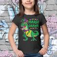 Mardi Grawr Dino Jester Outfit Mardi Gras T-Rex Kids Boys Youth T-shirt