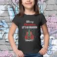 Merry Christmas Lets Go Brandon Red Truck Christmas Tree Youth T-shirt