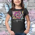 Middle School Squad Tie Dye Back To School Appreciation Youth T-shirt