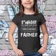 Perfect Farmer T-Shirt Gift On The 8Th Day God Made Farmer Youth T-shirt
