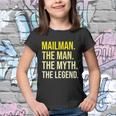 Postal Worker Mailman Gift The Man Myth Legend Cute Gift V2 Youth T-shirt