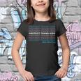 Protect Trans Kids - Lgbtq Ally Trans Live Matter Pride Flag Youth T-shirt