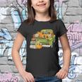 Pumpkin Fall Vintage Truck Youth T-shirt