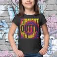 Straight Outta 8Th Grade Graduation Of 2023 Class Tie Dye Youth T-shirt