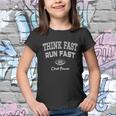 Think Fast Run Fast CHAD Powers Youth T-shirt