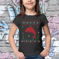 Xmas Matching Family Dolphin Lover Ugly Christmas Sweater Gift Youth T-shirt
