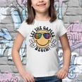 Cute Smile Face Let The Games Begin Funny Field Day 2023 Youth T-shirt