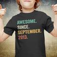 10 Years Old Gift 10Th Bday Boy Awesome Since September 2013 Youth T-shirt