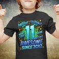 11Th Birthday Comic Style Awesome Since 2012 11 Year Old Boy Youth T-shirt