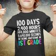 100Th Day Of School Gift 1St Grade Kids 100 Days Smarter  Youth T-shirt