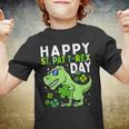 Kids Happy St Pat Trex Day Dino St Patricks Day Toddler Boys  Youth T-shirt