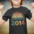 8Th Birthday Decorations March 2014 Boy Girl 8 Years Old Youth T-shirt