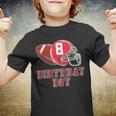 8Th Birthday Outfit Boy Football Four 8 Year Old Funny Youth T-shirt
