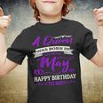 A Queen Was Born In May Happy Birthday To Me Shirts For Girl Youth T-shirt