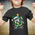African American Santa Claus Ugly Christmas Pajamas 2021 Gift Youth T-shirt