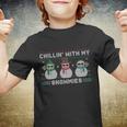 Chillin With My Snowmies Cute Snow Ugly Christmas Sweater Cool Gift Youth T-shirt