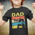 Dad Life Tractor Farmer Retro Tractor Youth T-shirt