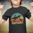 Daddy Dinosaur Daddysaurus 2 Two Christmas For Dad V4 Youth T-shirt