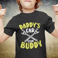 Daddys Car Fixing Buddy Mechanic Car Guy Dad Fathers Day Cool Gift Youth T-shirt