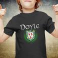 Doyle Surname Irish Last Name Doyle Family Crest Youth T-shirt