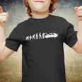 Evolution Of Man Car Mechanic Gift Hobbie Funny Youth T-shirt