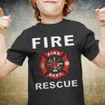 Fire Rescue Fire Fighter Fireman Kids Youth Adult Boys Girls Youth T-shirt