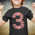 Fire Truck 3Rd Birthday Boy 3 Year Old Toddler Firefighter Youth T-shirt