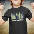 Happy Little Tree Earth Day Bob Style Men Boy Kids Gift Youth T-shirt