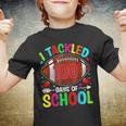 I Tackled 100 Day Of School Football Boy 100Th Day Of School V9 Youth T-shirt