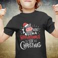 I Want Hippopotamus For Christmas Hippo Xmas Cute Gift Youth T-shirt