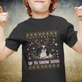 Japanese Chin Dog Reindeer Ugly Christmas Sweater Cool Gift Youth T-shirt