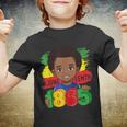 Junenth 1865 Brown Skin African American Boys Kid Toddler Youth T-shirt