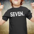 Kids Seventh Birthday Boy Shirt 7 Year Old Birthday Boy Outfit Youth T-shirt
