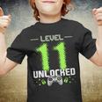 Level 11 Unlocked Video Gamer 11Th Birthday Gamer Gift Boys Youth T-shirt