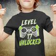 Level 17 Unlocked Birthday Boy 17 Year Old Video Game Gaming Youth T-shirt