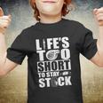 Life Is Too Short To Stay Stock Car Lover Youth T-shirt