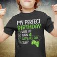 My Perfect Day Video Games Gaming Gifts 4Th Birthday Boys Youth T-shirt
