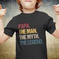 Papa Man Myth Legend Shirt For Mens & Dad Funny Father Gift Tshirt Youth T-shirt