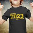 Proud Dad Of 2023 Senior Gift Class Of 2023 Proud Dad Gift Gold Gift V2 Youth T-shirt