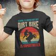 School Dirt Bike Importanter Funny Motocross Biker Boys Kids Youth T-shirt