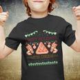 Ugly Christmas Sweater Burger Happy Holidays With Cheese V14 Youth T-shirt