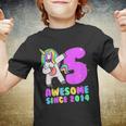 Unicorn 5Th Birthday Shirts For Girls Youth T-shirt