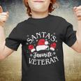 Veteran Santa Xmas Santas Favorite Veteran Santas Favorite Great Gift Youth T-shirt