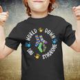 World Down Syndrome Day Awareness Socks Down Right Kids Gift Youth T-shirt