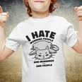 I Hate Mornings And People Funny Cat Youth T-shirt