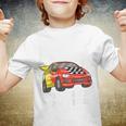 Kids Birthday Boy 4 Four Race Car 4Th Birthday This Is How I Roll Youth T-shirt