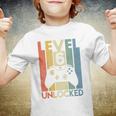 Kids Level 6 Unlocked Funny Video Gamer 6Th Birthday Gift Youth T-shirt