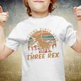 Kids Three Rex 3Rd Birthday Gifts Third Dinosaur 3 Year Old V2 Youth T-shirt