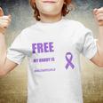Land Of The Free Because My Daddy Is Brave Militarychild Youth T-shirt